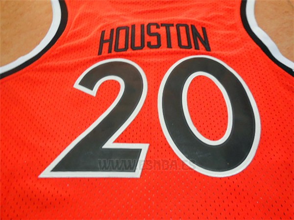 Camiseta New York Knicks Allan Houston #20 Retro Naranja